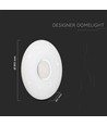 40W Designer Dome LED plafondlamp met sterreneffect - 4000lm, dimbaar, CCT, afstandsbediening, Ø39cm