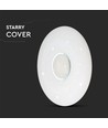 40W Designer Dome LED plafondlamp met sterreneffect - 4000lm, dimbaar, CCT, afstandsbediening, Ø39cm