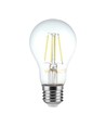 E27 12W LED filament lamp - A70, 1521lm, helder glas, warm wit