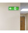 V-Tac Noodverlichting / Exit bord, 3W - Uitgangslicht, incl. batterij en pictogrammen, zelftestknop