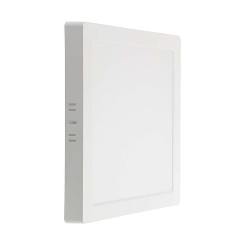 6W vierkant LED opbouwpanel - Samsung LED chip, 12x12cm, witte rand, incl. lichtbron
