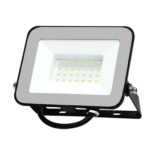 30W LED breedstraler met Samsung LED chip - 80lm/W, IP65, zwart, 4000K, buiten/binnen