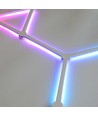 Hexa-Light RGBIC complete set - 6 lichtrails, wandmontage, Bluetooth-app, USB