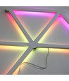 Hexa-Light RGBIC complete set - 9 lichtstrips, wandmontage, Bluetooth-app, USB