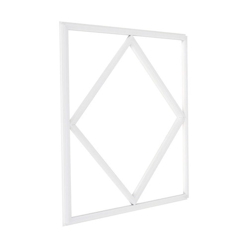 Hexagon Diamant 60x60 LED-paneel, 60W - 100lm/W, witte rand