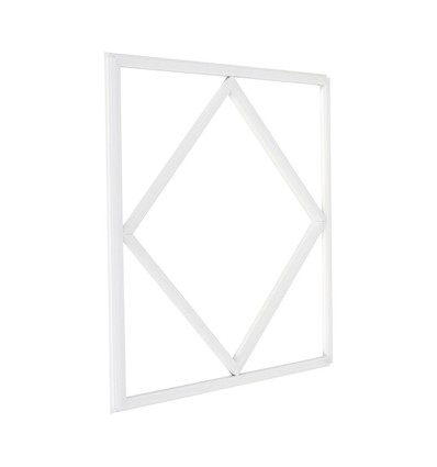 Hexagon Diamant 60x60 LED-paneel, 60W - 100lm/W, witte rand