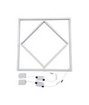 Hexagon Diamant 60x60 LED-paneel, 60W - 100lm/W, witte rand