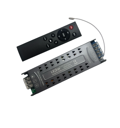 200W / 24V DC CCT voeding - 8.33A, IP20 binnen, met afstandsbediening, flikkervrij