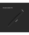 100x Tie-wraps / Kabelbinders - 3,5 x 200 mm, Zwart, 100 st.