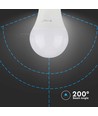E27 10,5W LED-lampen - A60, Kunststof