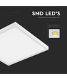 36W LED Paneel - 2-in-1, 595x595mm, 4000K, 120lm/W