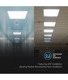 36W LED Paneel - 2-in-1, 595x595mm, 4000K, 120lm/W