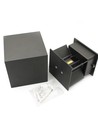 6W dimbare CUBIC PRO wandlamp - IP65, zwart, doorlusbaar, verstelbaar, vierkant, up/down, binnen / buiten, incl. lichtbron