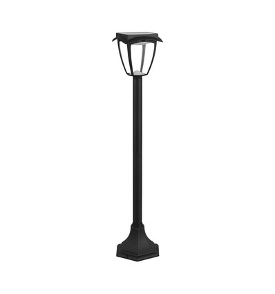 2W Solara LED tuinlamp met zonnepaneel en sensor - IP65, 93cm, CCT