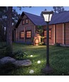 2W Solara LED tuinlamp met zonnepaneel en sensor - IP65, 93cm, CCT