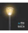 2W Solara LED tuinlamp met zonnepaneel en sensor - IP65, 93cm, CCT