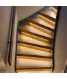 11W per trede Trap LED COB strip-set - 24V DC, IP20, Tot 20 treden, met sensor + aan/uit-schakelaar