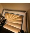 11W per trede Trap LED COB strip-set - 24V DC, IP20, Tot 20 treden, met sensor + aan/uit-schakelaar