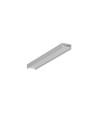 2m aluminiumprofiel BEGTON12 J/S - Onbehandeld aluminium, opbouw, LED-profiel
