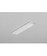 2m aluminiumprofiel BEGTON12 J/S - Wit gelakt, opbouw, LED-profiel