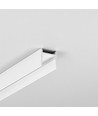 2m aluminium profiel COZY12 C/U1 - Wit gelakt, opbouw, LED profiel