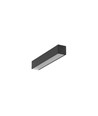 2m aluminiumprofiel LEVEL12 C/U1 - Zwart geanodiseerd, opbouw, LED-profiel