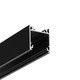 1m aluminium profiel LINEA20 EE7F/TY - Zwart geanodiseerd, opbouw, LED profiel