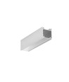 1m aluminiumprofiel LINEA20 EE7F/TY - Onbewerkt aluminium, opbouw, LED-profiel