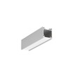 2m aluminium profiel LINEA20 EE7F/TY - Geanodiseerd, opbouw, LED profiel