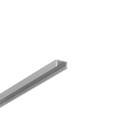 1m aluminium profiel SLIM8 AC2/Z - Geanodiseerd, opbouw, LED profiel