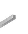 2m aluminiumprofiel SMART10 AC2/Z - Onbehandeld aluminium, opbouw, LED-profiel