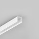 2m aluminiumprofiel SMART10 AC2/Z - Wit gelakt, opbouw, LED profiel