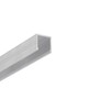 1m aluminiumprofiel SMART16 BC3/U4 - Onbewerkt aluminium, opbouw, LED-profiel