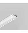 2m aluminium profiel SURFACE10 BC/UX - Wit gelakt, opbouw, LED profiel