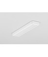 2m aluminium profiel SURFACE10 BC/UX - Wit gelakt, opbouw, LED profiel