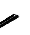 2m aluminiumprofiel SURFACE10.V2 BC/U - Zwart geanodiseerd, opbouw, LED profiel