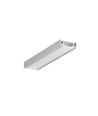 1m aluminium profiel SURFACE14 EE7F/TY - Geanodiseerd, opbouw, LED profiel