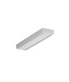 1m aluminium profiel SURFACE14 EE7F/TY - Geanodiseerd, opbouw, LED profiel