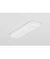 1m aluminium profiel SURFACE14 EE7F/TY - Wit gelakt, opbouw, LED profiel