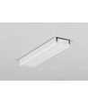 2m aluminium profiel SURFACE14 EE7F/TY - Wit gelakt, opbouw, LED profiel