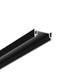 2m aluminiumprofiel SURFACE14.V2 EE7F/Y - Zwart geanodiseerd, opbouw, LED-profiel