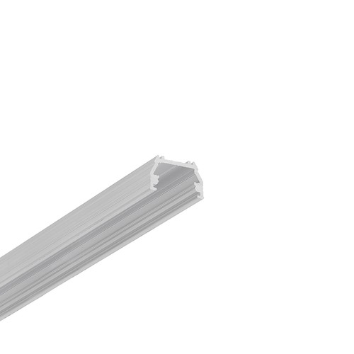 1m aluminiumprofiel UNI12 BCD/U - Onbehandeld aluminium, opbouw, LED-profiel