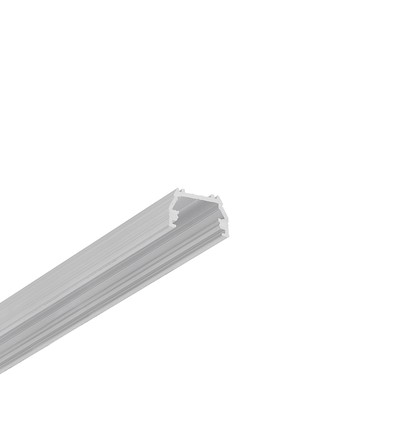 1m aluminiumprofiel UNI12 BCD/U - Onbehandeld aluminium, opbouw, LED-profiel