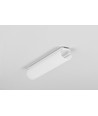 2m aluminium profiel UNI12 BCD/U - Wit gelakt, opbouw, LED profiel