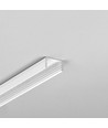 2m aluminium profiel UNI14 BC3/Y - Wit gelakt, opbouw, LED profiel