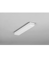 2m aluminium profiel UNI14 BC3/Y - Wit gelakt, opbouw, LED profiel