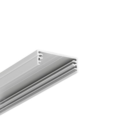 2m aluminiumprofiel WIDE24 G/W - Geanodiseerd, opbouw, LED-profiel