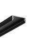 2m aluminiumprofiel WIDE24 G/W - Zwart geanodiseerd, opbouw, LED profiel