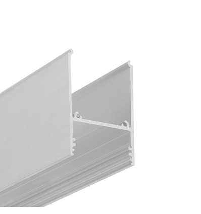 1m aluminiumprofiel COMBO30-01 ACDE-9 - Onbehandeld aluminium, opbouw, LED-profiel
