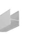 1m aluminiumprofiel COMBO30-01 ACDE-9 - Onbehandeld aluminium, opbouw, LED-profiel
